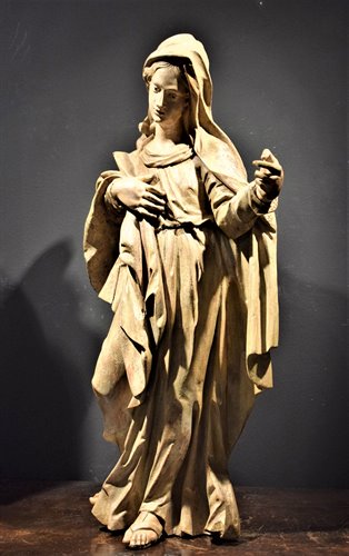 Scultura lignea XVI° Secolo - Madonna